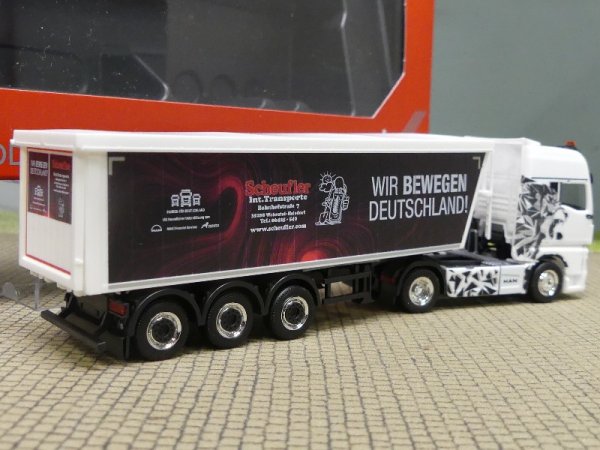 1/87 Herpa MAN TGX GX Stöffelliner-SZ Scheufler / Wir bewegen Deutschland 317153