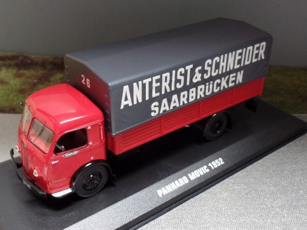 1/43 Ixo Panhard Movic 1952 Anterist & Schneider Saarbrücken Planen LKW TRU 014