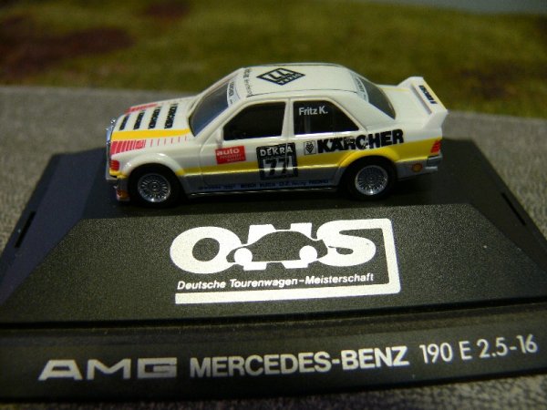 1/87 Herpa MB 190 E 2.5-16 AMG DTM Fritz K. #77 3523 ohne Verpackung