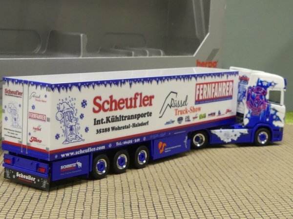 1/87 Herpa Scania CS HD Kühlkoffer-SZ Scheufler 936781