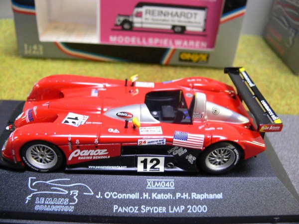 1/43 Onyx XLM040 Panoz Spyder LMP O'Connell/Katoh/Raphanel 24h Du Mans 2000 #12