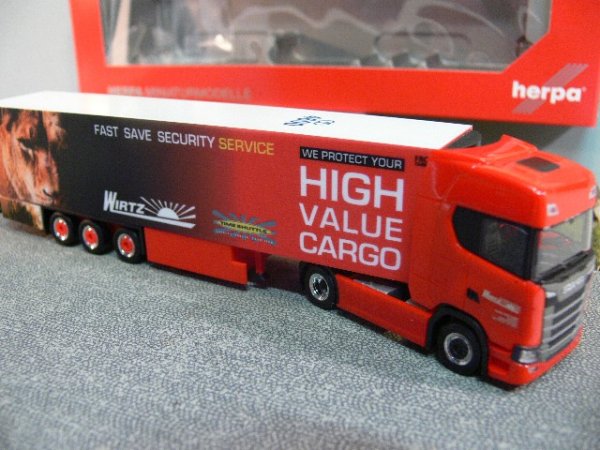 1/87 Herpa Scania CS20 HD Wirtz Kühlkoffer-Sattelzug 306751