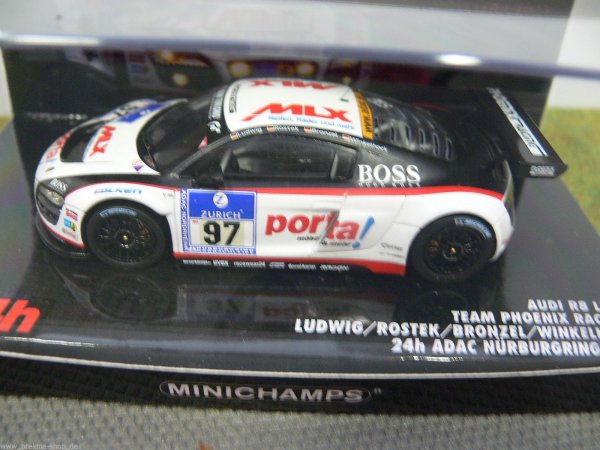 1/43 Minichamps Audi R8 LMS 24h ADAC Nürburgring 2010 #97 437101997