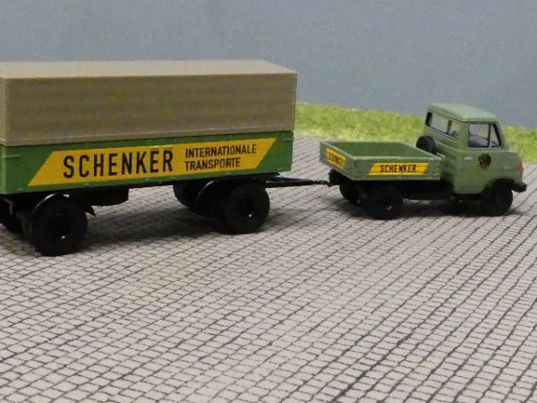 1/87 Brekina Hanomag Henschel ENSER Schenker Internationale Transporte 37607