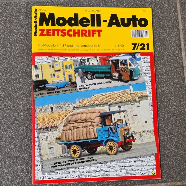 Modell Auto Zeitschrift MAZ 2021/7 Juli 2021