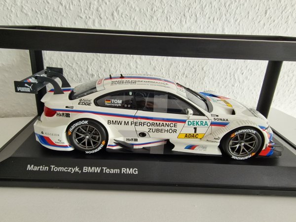 1/18 Minichamps BMW M3 DTM 2012 BMW M Performance Zubehör Tomczyk #1