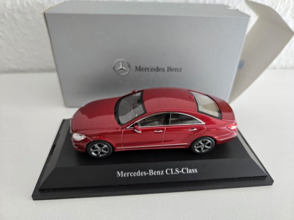 1/43 Norev MB CLS Saphirrot metallic