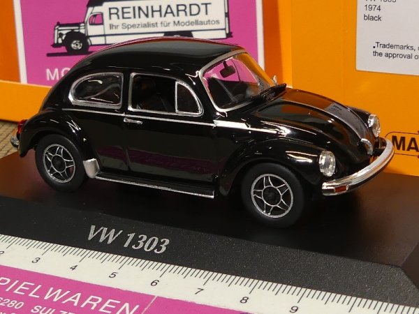 1/43 Maxichamps VW Käfer 1303 1974 schwarz 940 055100