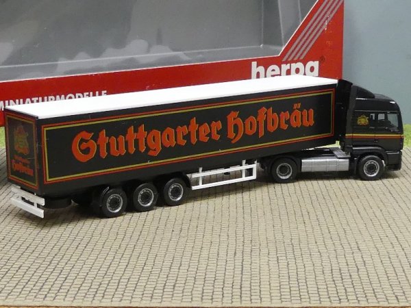 1/87 Herpa MAN TGA LX Stuttgarter Hofbräu Sattelzug 148467