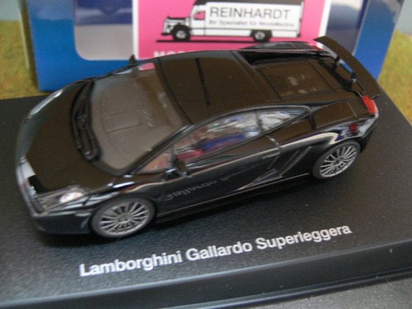 1/43 AUTOart Lamborghini Gallardo Superleggera schwarzmetallic 54612