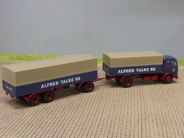 1/87 Brekina MB 334 Alfred Talke Planen Hängerzug 7626