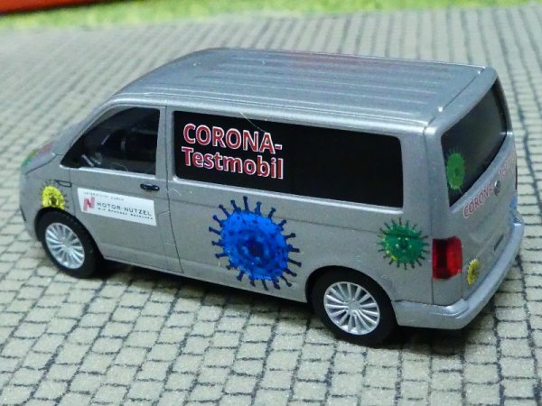 1/87 Herpa VW T6 Bus Corona Testmobil Bayern/Hof 096133