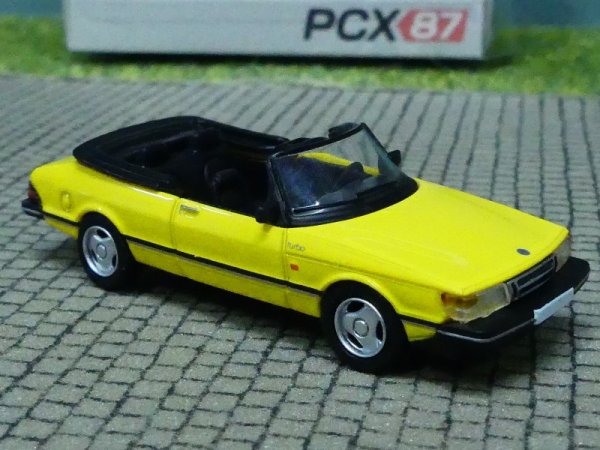 1/87 PCX Saab 900 Cabrio gelb 870125