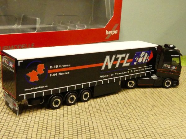 1/87 Herpa Renault T Gardinenplanen-Sattelzug R Nijmeijer NTL GmbH 314114