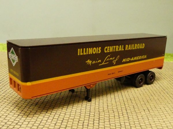 1/87 Herpa US Auflieger Illinois Central Railroad 7578