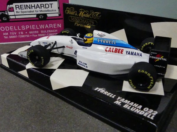1/43 Minichamps Tyrrell Yamaha 022 M. Blundell 430 940004