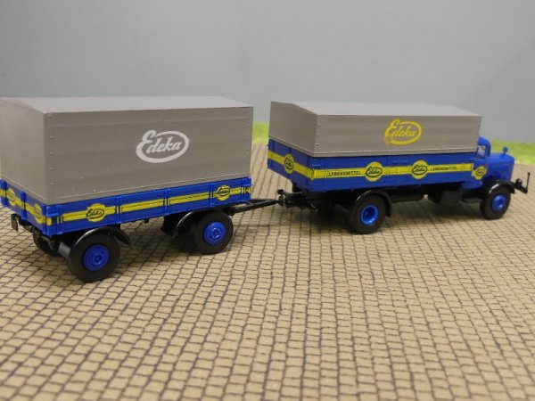 1/87 Brekina MB 4500 Edeka Hängerzug 4410