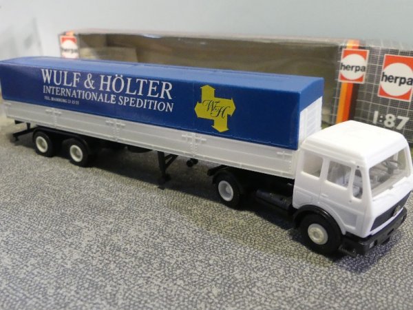 1/87 Herpa MB NG Wulf & Hölter Pritschen SZ #259