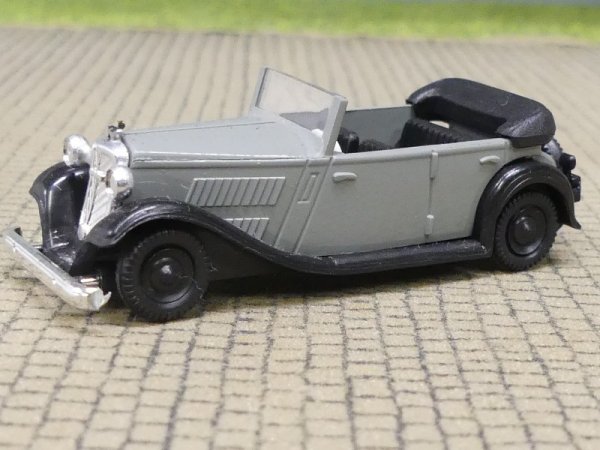 1/87 Brekina Wanderer Cabrio grau/schwarz