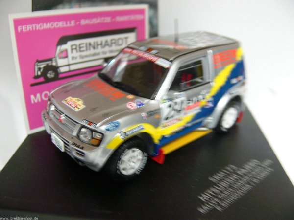 1/43 Vitesse Mitsubishi Pajero Paris-Dakar-Cairo 2000 K.Shinozuka SKM173