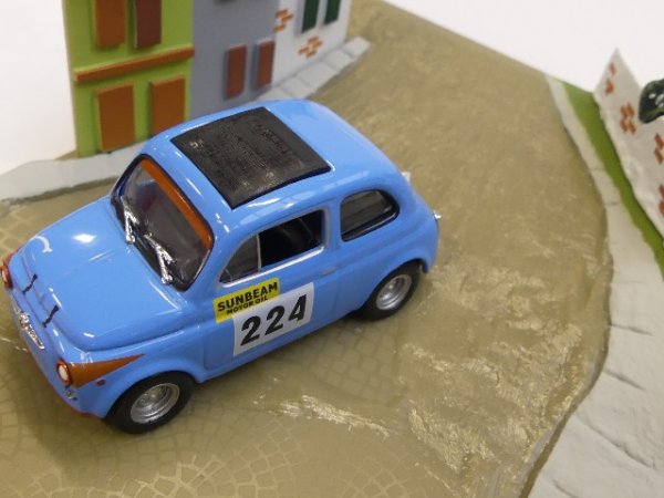 1/43 Fiat 595 Abarth Gattafoni #224 blau