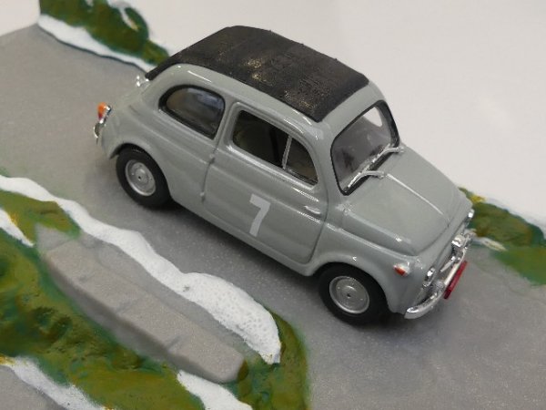 1/43 Fiat Nuova 500 Derivazione Abarth #7 grau