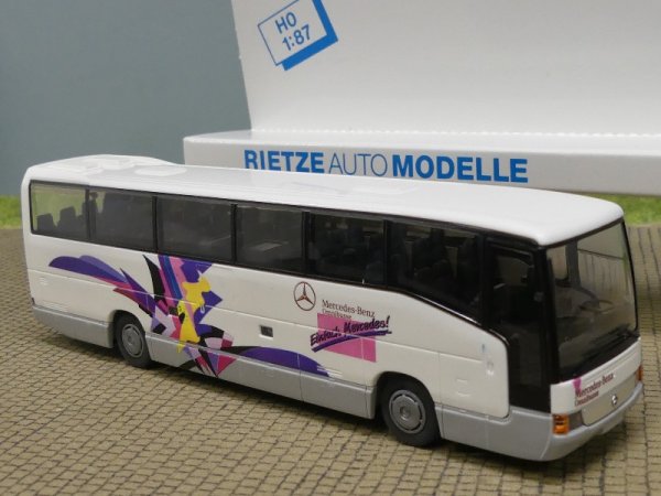 1/87 Rietze MB O 404 Einfach Mercedes weiß mit Design 60050