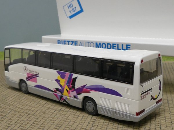 1/87 Rietze MB O 404 Einfach Mercedes weiß mit Design 60050