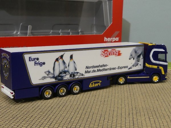 1/87 Herpa Scania CS 20 HD Kühlkoffer-Sattelzug Spring 315586