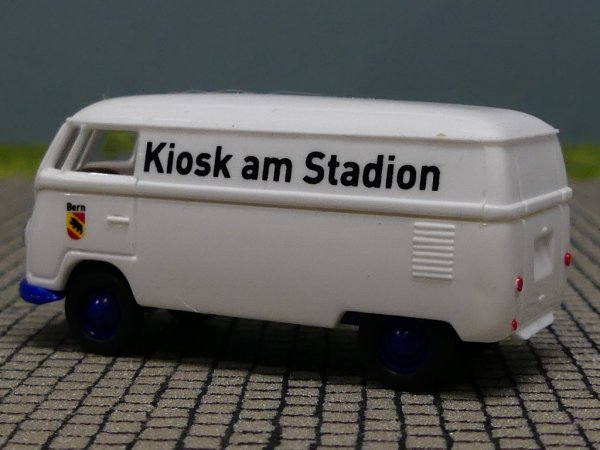 1/87 Brekina # 1639 VW T1 a Kiosk am Stadion Bern DANKE