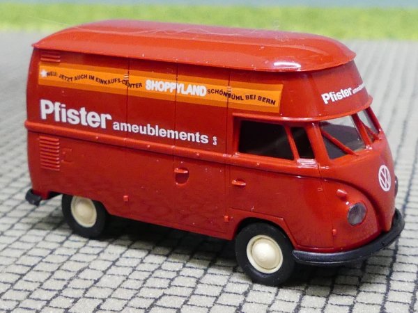 1/87 Brekina # 1671 VW T1 Pfister ameublements CH Hochdach 32614