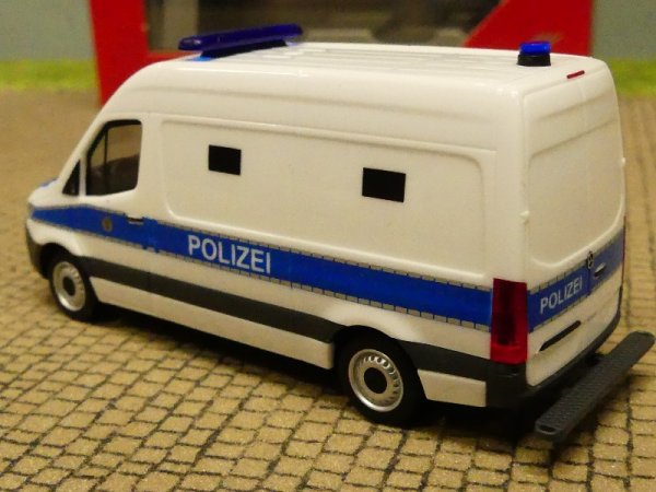 1/87 Herpa MB Sprinter ’18 Kasten Gefangenentransporter Polizei Berlin 096492