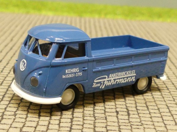 1/87 Brekina # 2038 VW T1 b Pritsche Ankerwicklerei Fuhrmann aus Set