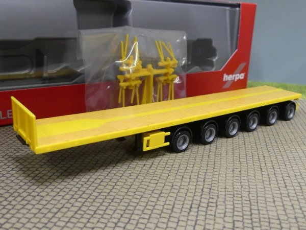 1/87 Herpa Noteboom Ballasttrailer gelb 076715-004