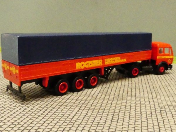 1/87 Herpa ROGISTER TRANSPORT Planen Sattelzug