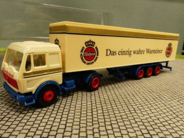 1/87 Herpa Albedo MB NG Warsteiner Koffer Sattelzug