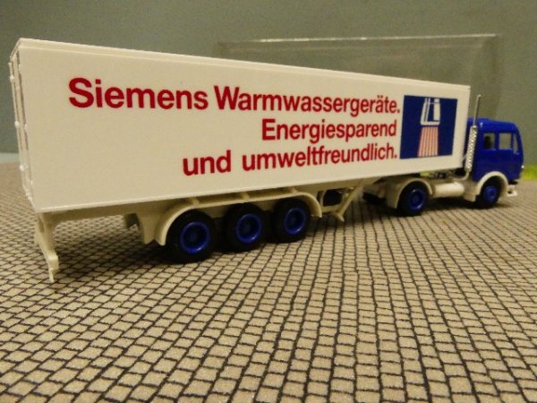 1/87 Herpa MB NG Siemens Warmwassergeräte Koffer Sattelzug