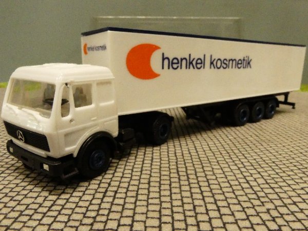 1/87 Herpa MB NG henkel kosmetik Koffer Sattelzug