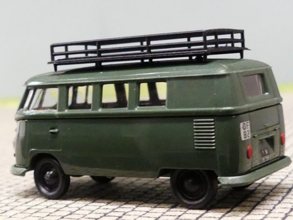 1/87 Brekina # 1913 VW T1 Militär Schweiz CH Dachgepäckträger