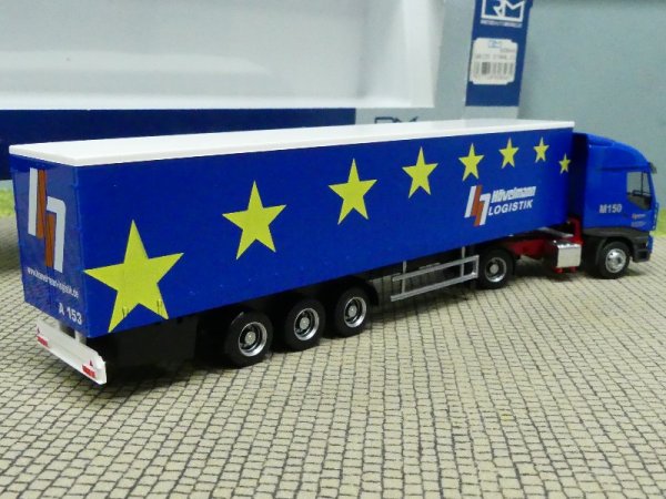 1/87 Rietze Iveco Stralis Hövelmann Logistik Schiebeplanen-Sattelzug 60846