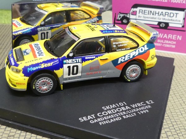 1/43 Vitesse Seat Cordoba WRC E2 #10 Finland Rally 1999 SKM101