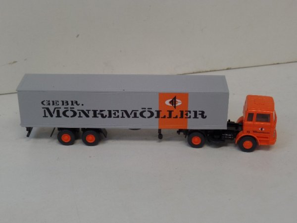 1/87 Wiking MB 1620 Mönkemöller Koffer-Sattelzug 0542 01