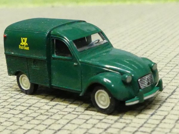 1/87 Brekina Citroen 2 CV Post Saar Kastenente