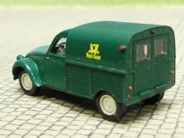 1/87 Brekina Citroen 2 CV Post Saar Kastenente