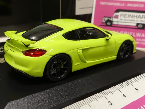 1/43 Minichamps Porsche Cayman GT4 2016 acidgrün 410 066122