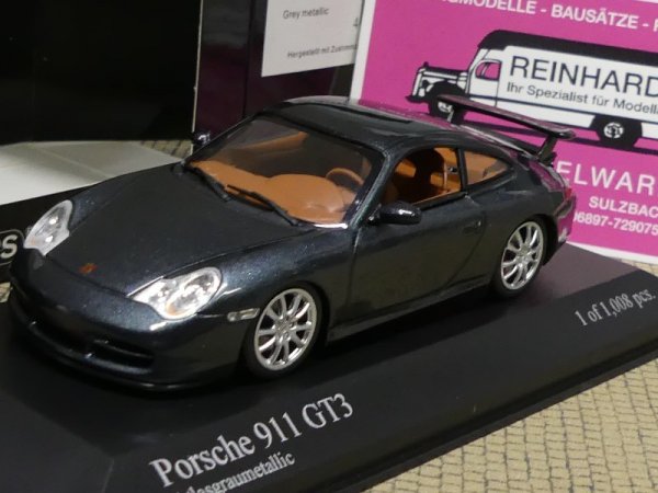 1/43 Minichamps Porsche 911 GT3 2009 grau metallic 400 062025