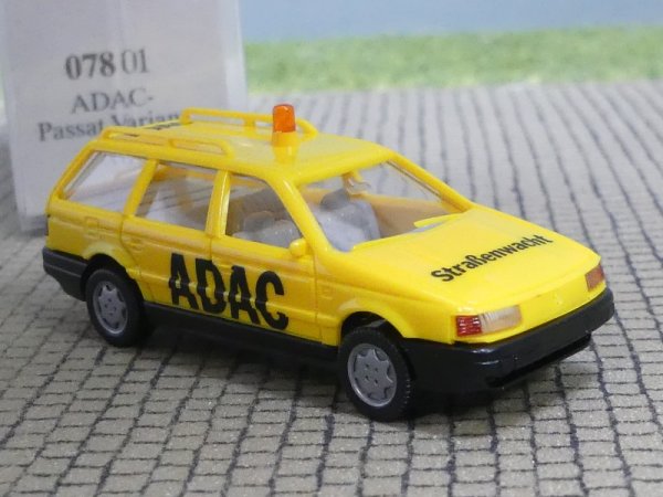 1/87 Wiking VW Passat Variant ADAC Straßenwacht, Dachdruck Heck, 78 01H