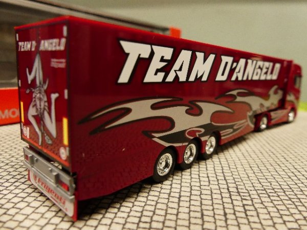 1/87 Herpa Scania CS 20 HD Kühlkoffer SZ Team D Angelo ( I ) 309929