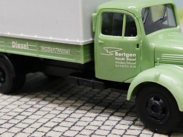 1/87 Herpa MB 311 Bertgen Heizöl Diesel Müden/Mosel Planen HZ