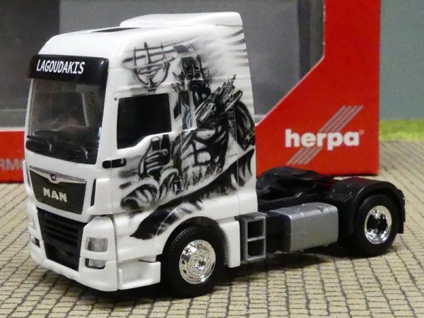 1/87 Herpa MAN TGX Zugmaschine Lakoudakis Gott des Meeres 314480